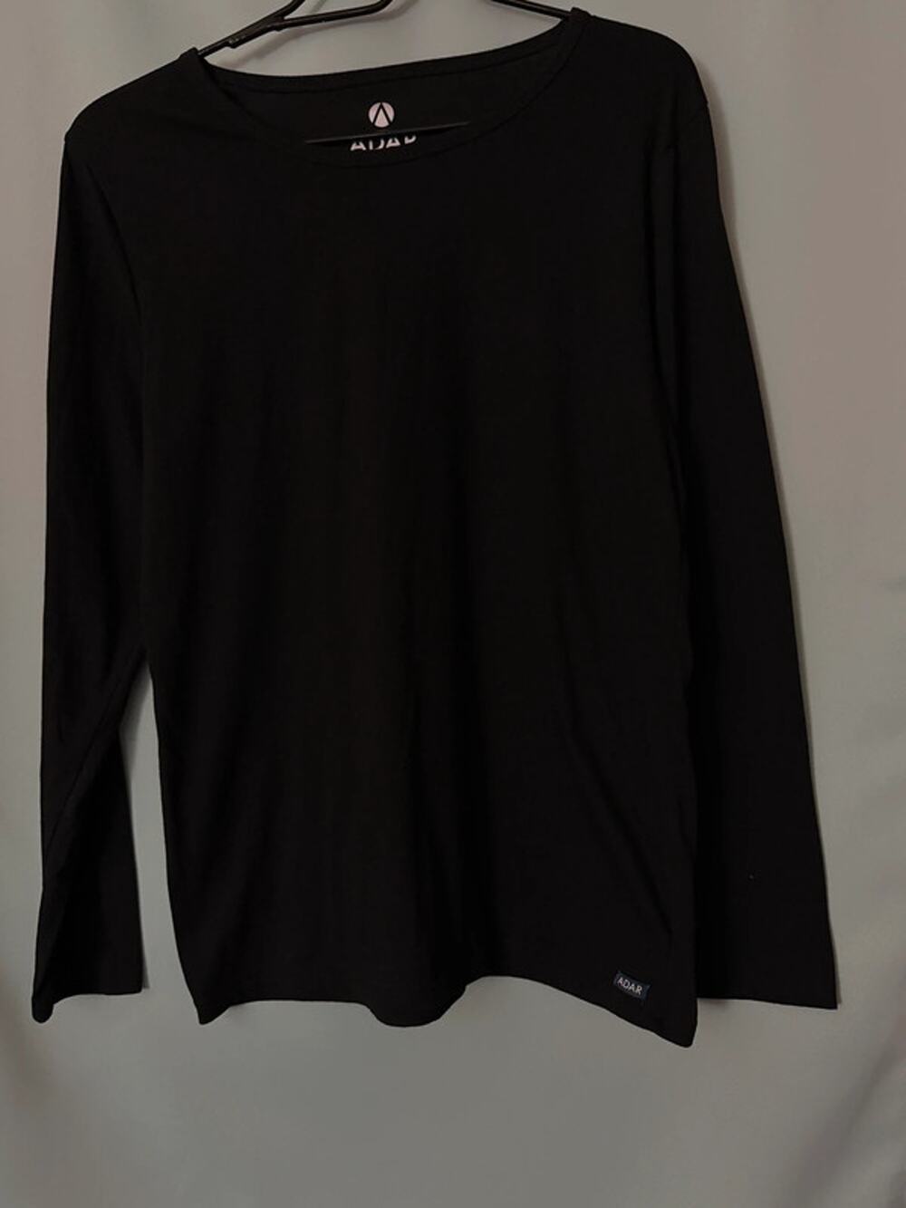 ADAR long sleeve black top XL